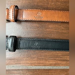 Used Beverly Hills Polo Club Black and Brown Belts Size Kids Large
